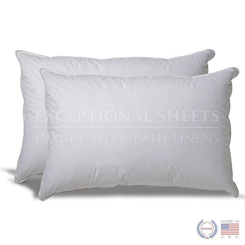 Set of 2 Down Alternative Hypoallergenic Pillow, Standard