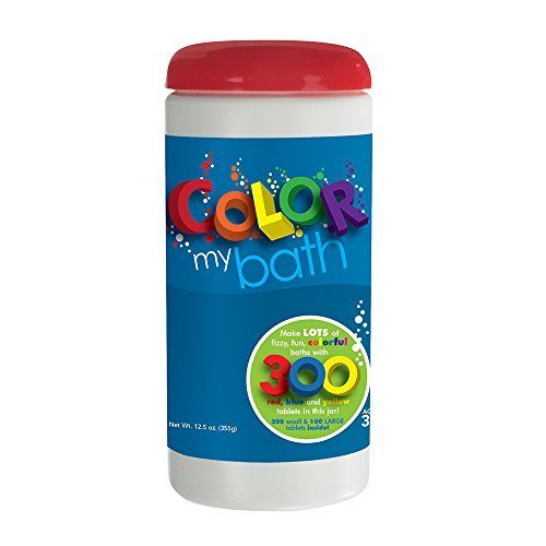 Color My Bath Color Changing Bath Tablets, 300-Piece