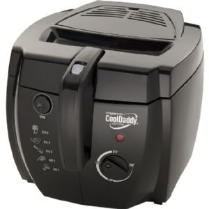Presto 05442 CoolDaddy Cool-touch Deep Fryer – Black