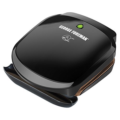 George Foreman GR136B 2-Serving Classic Plate Grill