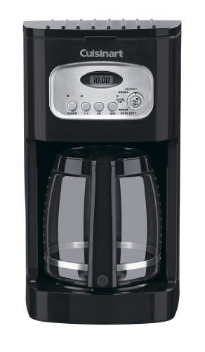 Cuisinart DCC-1100BK 12-Cup Programmable Coffeemaker, Black