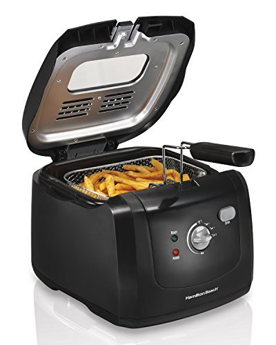 Hamilton Beach 35021 Deep Fryer with Cool Touch, Black
