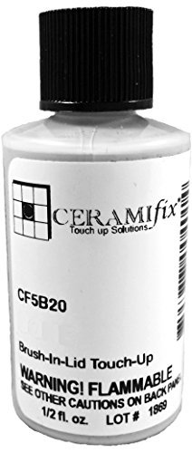 Ceramifix .5 oz White Touch up Paint for Tile, Appliances and More
