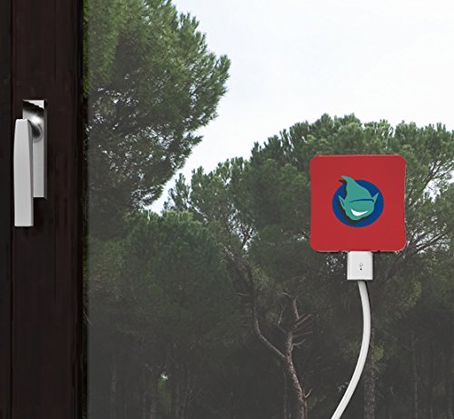 Lutin Tech™ [NEW 2015 model] Solar charger for Mobile phones with 5200 mAh ultra-high capacity battery, Apple iPod, iPhone 6 5 4 3, iPad, MP3, MP4, Samsung Galaxy S3 S4 S5 Note1 2 3 Tab, Blackberry, all cell phones, tablets and touchpads, cameras, small appliances with USB ; charger can stick on windows : 100 % full efficiency of sun for charging, never run out of power. IP44 waterproof. Pocket size then carry it everywhere with you. 40% off official price. HOT SALE, GIVE YOURSELF FREE POWER NOW!! (Red)