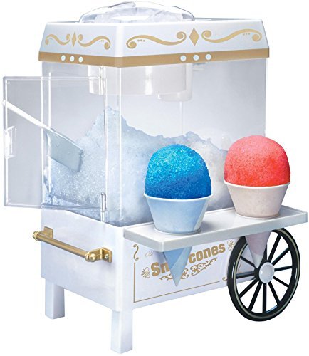 Nostalgia SCM502 Vintage Collection Snow Cone Maker & Shaved Ice Storage