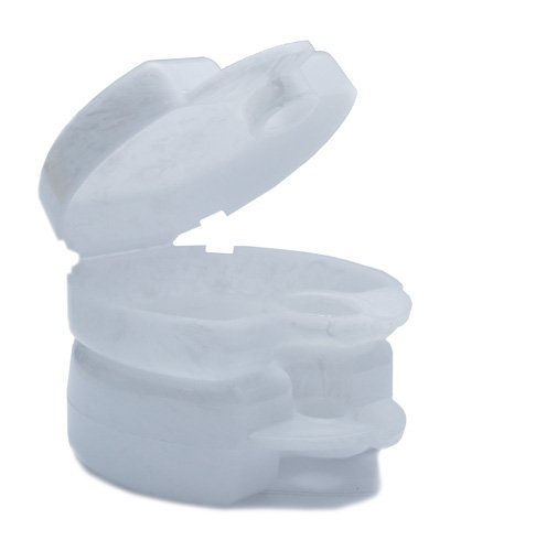 Dental Orthodontic Scented Econo Lock Retainer Box – Color: Splash White (Pack of 2pcs)