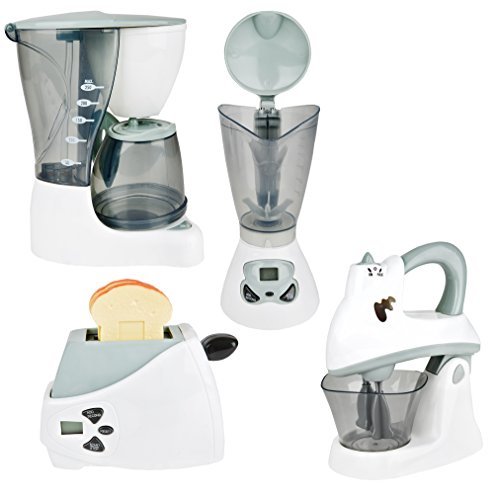 CP Toys Pretend Play Action-Fun Appliances 4-pc. Set for Toy Kitchen