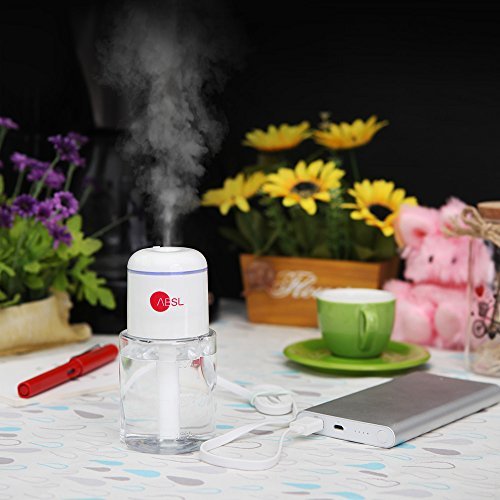 ABSL Portable USB Air Humidifier (WHITE)