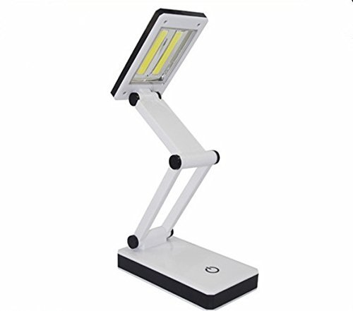 TAIYIdz Folding COB Desk Lamp, Eye-Care Portable USB Rechargeable Touch-Sensitive Control Brightness ,travel Size Lamps
