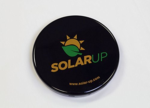 Solar Charger SunDisk (Black) Portable. 5000mah. For Apple Ipods Iphones, Samsungs, Most Android/windows Smart Phones, Gopro Camera, GPSs, Mp3, Mp4, Small Appliances with USB.