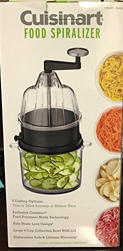 Cuisinart CTG-00-CSPI Food Spiralizer, Black