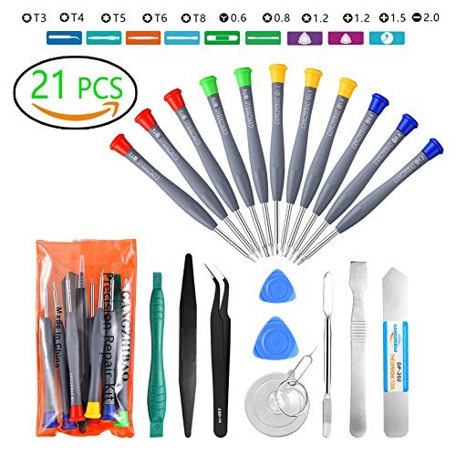 21pcs Precision Magnetic Screwdriver Repair Tools Kit Set for Phones/iphone, Computers/PC,Tablets/Pads/iPad Pro,Watch,and More Small Household Appliances Electronic Devices Pry Open DIY Tool Kits Set