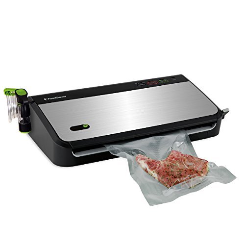 FoodSaver FM2435-ECR Vacuum Sealing System with Bonus Handheld Sealer and Starter Kit, Silver