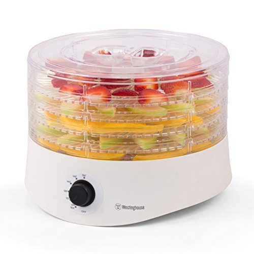 Westinghouse Food Dehydrator, Beef Jerky Maker, Food Preservation Device, Food Dehydration Machine, Dried Fruits and Vegetables Maker, Counter Top Small Kitchen Appliance, WFD100W