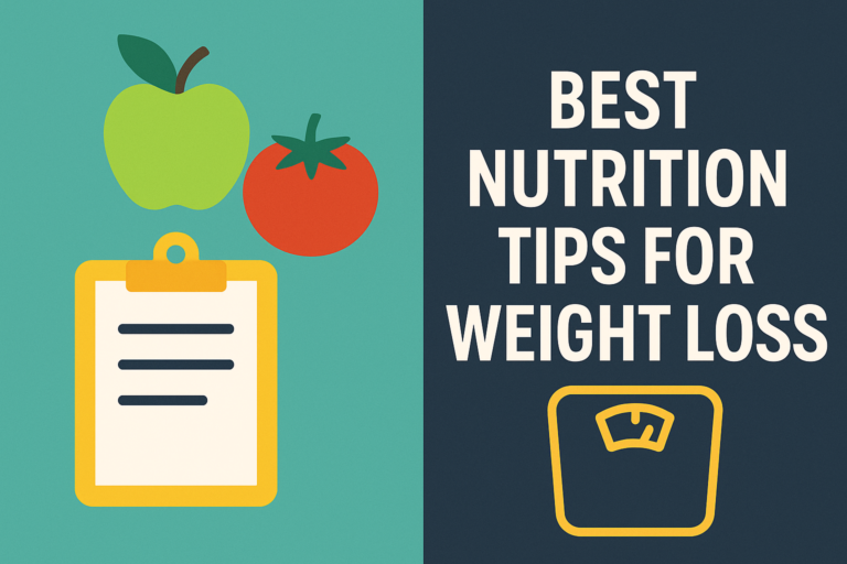 Best Nutrition Tips for Weight Loss