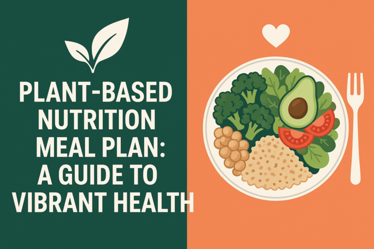 PlantBased Nutrition Meal Plan: A Guide to Vibrant Health